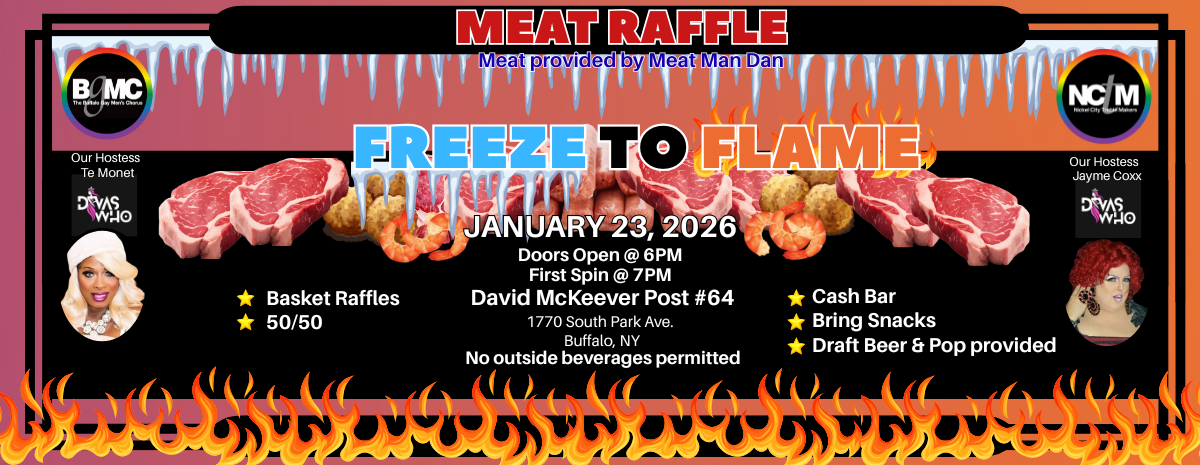 BGMC/NCTM Fundraiser: Freeze to Flame Winter Meat Raffle